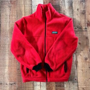 Men’s Red Fleece Cabelas Jacket